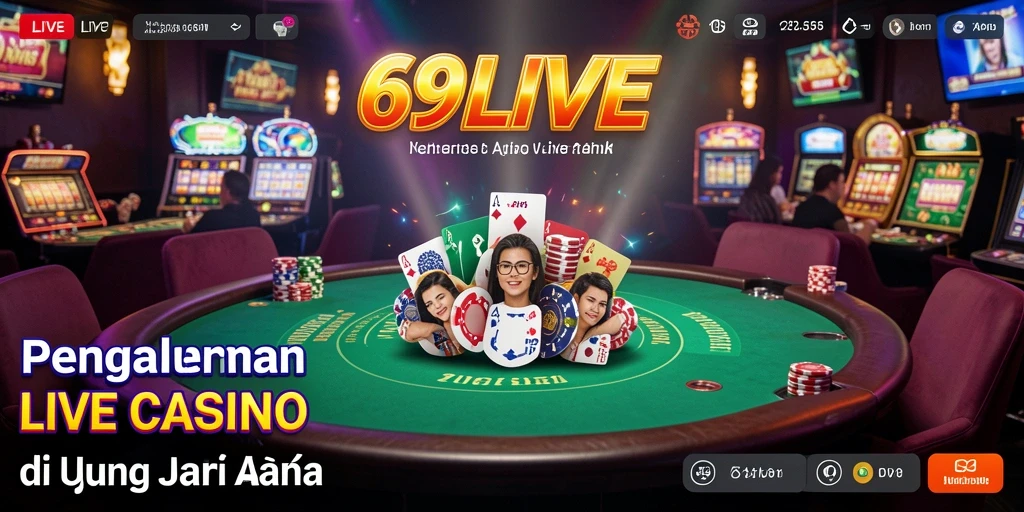 Tampilan menarik dari gameplay Live Casino 69LIVE.