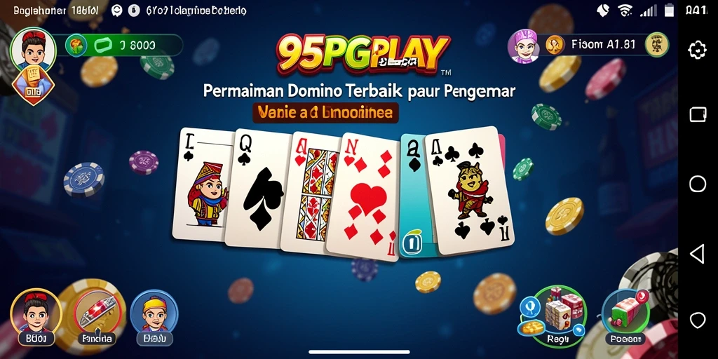 Screenshot gameplay menampilkan suasana seru permainan Domino.