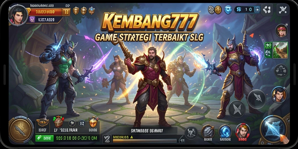 Tangkapan layar gameplay KEMBANG777 yang menunjukkan pertempuran strategis.