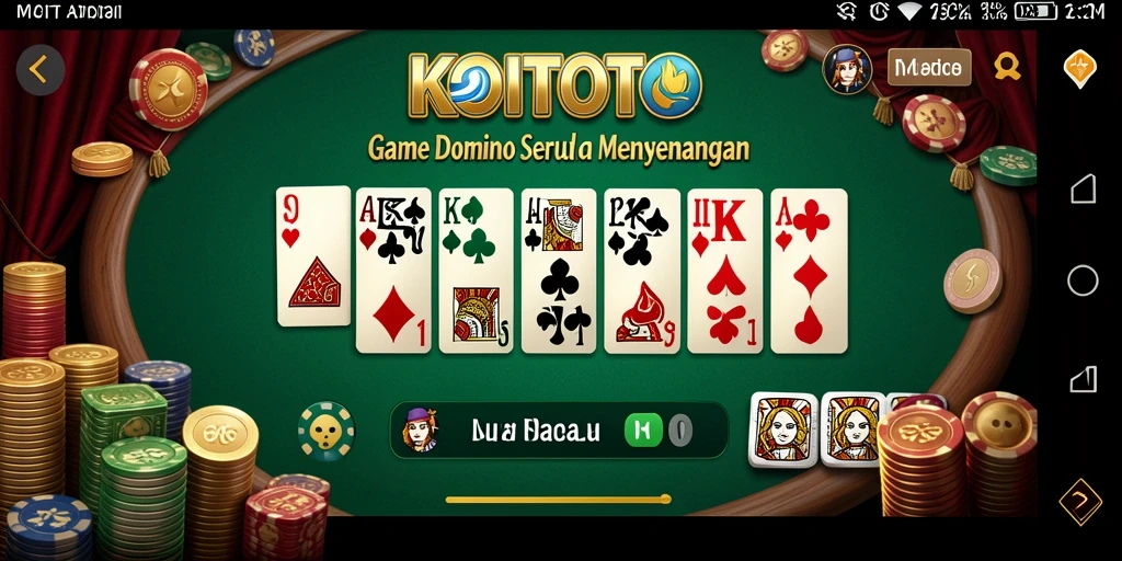 Gameplay seru dan penuh strategi dalam KOITOTO.