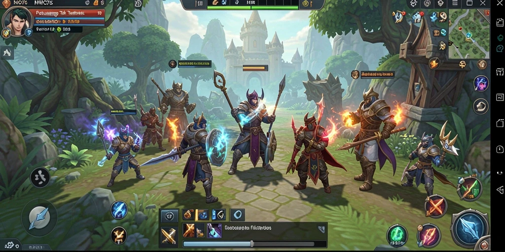 Gameplay seru dan mendebarkan di dunia MPO76 MMORPG.