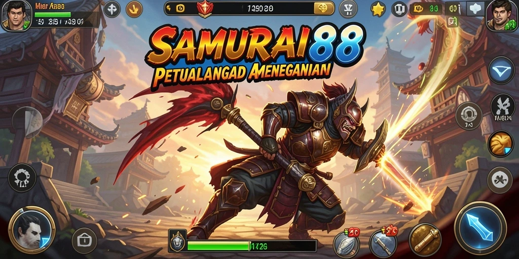 Tampilan menakjubkan gameplay SAMURAI88 dalam aksi.