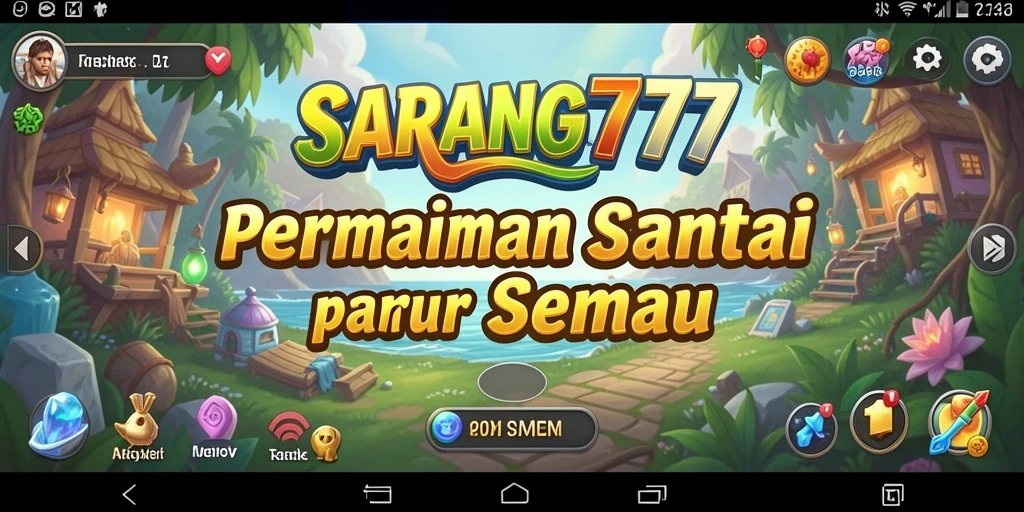 Tampilan menarik dari gameplay SARANG777 yang menyenangkan.