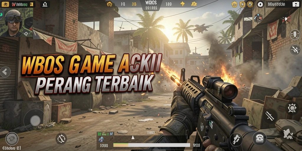 Tangkapan layar gameplay WDBOS menunjukkan pertempuran intens dalam mode FPS.